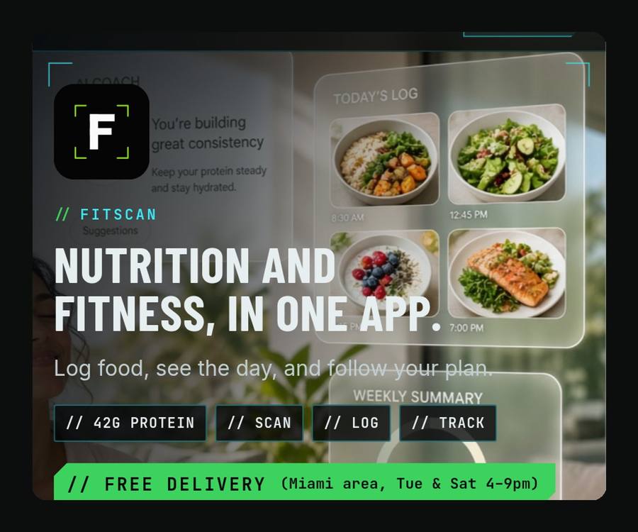 The FitScan app: nutrition and fitness in one app